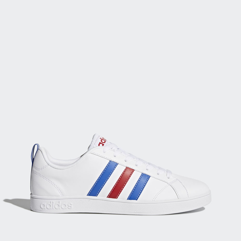 Adidas Vs Advantage - αθλητικα παπουτσια ανδρικα - Ασπρα/Μπλε/Κοκκινα,Μέγεθος: EU 36 – 54 2/3 (239ZD
